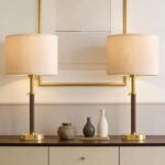 G-SAFAVA 22" Table Lamps Mid Century Modern Lamps for Bedroom Living Room Bedsid... - Image 5
