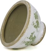 Dosayes Vintage Ice Crackle Grazd Ceramic Flower Pot with Drainage Holes, 4.33 I... - Image 7