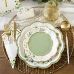 Kate Aspen Sage Green Party Decorations, Eucalyptus Floral 9 in. Decorative Prem... - Image 5
