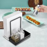 Napkin Holder, Marble Napkin Holder for Table with Salt and Pepper Shakers Caddy... - Image 4