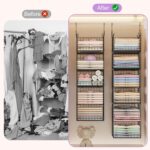 6 Tier Hanging Closet Organizers and Storage Stackable Hanging Closet Shelves wi... - Image 9