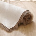ORINOVA Beige Faux Sheepskin Fluffy Fur 2x3 Area Rugs for Bedroom Washable Shagg... - Image 6