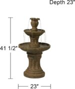 Tuscan Garden 41 1/2" High Large Traditional Italian Indoor Outdoor Decor Dark F... - Image 5