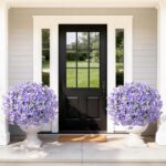MARTINE MALL 12 Bundles Look Real Artificial Flowers for Outdoors, Realistic Fak... - Image 3