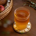 JUNGLE CULTURE Mother of Pearl Rattan Coasters for Drinks with Holder • Handmade... - Image 8