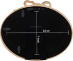eletecpro 4x6 Vintage Oval Picture Frame, Antique Ornate Gold Bow Photo Frame 4 ... - Image 5