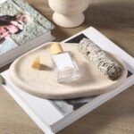 Koville Luxurious Natural Marble Vanity Tray, Cloud Shape Serving Stone Key Tray... - Image 5