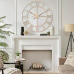 CLXEAST Champagne Gold 30 Inch Wall Clock,Large Modern Metal Roman Numeral Wall ... - Image 7