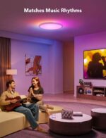 Govee Smart Ceiling Light, RGBIC LED Ceiling Light Fixture, 2400LM Flush Mount L... - Image 5