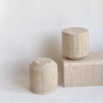 Natural Marble Hole Stone Cosmetic Cotton Swab Sundry Small Tank Storage Box Jar... - Image 3