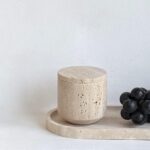 Natural Marble Hole Stone Cosmetic Cotton Swab Sundry Small Tank Storage Box Jar... - Image 5