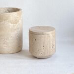 Natural Marble Hole Stone Cosmetic Cotton Swab Sundry Small Tank Storage Box Jar... - Image 7