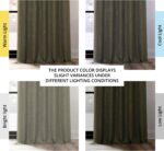 HPD Half Price Drapes - Faux Linen Curtains for Living Room (1 Panel) - 50W X 10... - Image 5