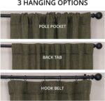 HPD Half Price Drapes - Faux Linen Curtains for Living Room (1 Panel) - 50W X 10... - Image 6