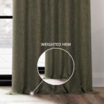 HPD Half Price Drapes - Faux Linen Curtains for Living Room (1 Panel) - 50W X 10... - Image 7