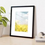 Acovy 8x10 Picture Frame, Inclined Plane Aluminum Photo 8x10 Frame Matted to 5x7... - Image 6
