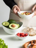 Miamolo 3 Tier Serving Bowls with Stand, Chips and Dip Serving Dishes Set for En... - Image 6