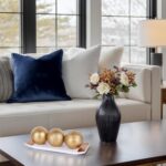 LCCCK Decorative Tray with Balls Set, White Gold Decor Orbs TV Stand, Coffee Tab... - Image 6