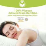 BAMPURE Luxury Bamboo Sheets Queen Size – 100% Viscose from Bamboo, Ultra-Soft &... - Image 3