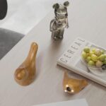 Elegant Wood Look Small Bird Sculptures,Modern Abstract Art Pieces for Bookshelf... - Image 5