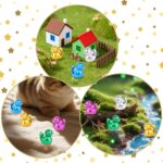 100pcs Mini Resin Ducks, Glittering Tiny Ducks Miniature Decor Micro Garden Land... - Image 7