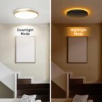 Lightania 11 Inch Flush Mount Ceiling Light with Remote Control & Night Light, 5... - Image 5