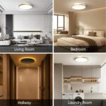 Lightania 11 Inch Flush Mount Ceiling Light with Remote Control & Night Light, 5... - Image 8
