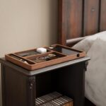 Wooden Valet Tray for Men, Nightstand Organizer with Compartments, EDC Catch All... - Image 5