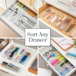 STORi SimpleSort 6-Piece Stackable Clear Drawer Organizer Set | 9" x 3" x 2" Rec... - Image 4