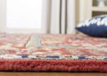 SAFAVIEH Antiquity Collection Area Rug - 8' Square, Red & Multi, Handmade Tradit... - Image 7