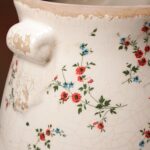 Xiaan Jiaju Ceramic Vases for Centerpieces, Shabby Chic Vase & Flower Pot with D... - Image 4