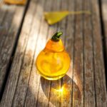 Crystal Pear Figurines Collectibles Glass Fruits Decor for Office Tabletop Cente... - Image 3