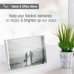 TIZO Design Vertical 4x6 Lucite Picture Frame, Durable 1 Inch Thick Clear Lucite... - Image 6