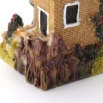 4PCS Miniature House Fairy Gardening Micro Landscape Village Stone House Bonsai ... - Image 6