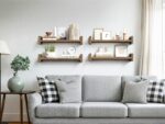 Upgraded Floating Shelves for Wall, Set of 3 Solid Wood Wall Mounted Shelves, 16... - Image 3