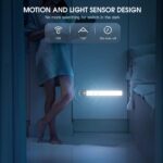 MCGOR 10inch Under Cabinet Lighting, 2 Pack Rechargeable Motion Sensor Light Ind... - Image 5