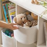 UBBCARE 4 Pack Baskets for Organizing, Woven Storage Baskets for Toys and Towel,... - Image 4