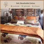 Paseo Road Home on the Range King Cotton Quilt Set, 3 Piece Western Bedding Set ... - Image 4