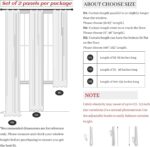 Pinch Pleated Drapes Linen Room Darkening Curtains 96 Inches Long for Bedroom, T... - Image 5
