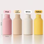 Mfacoy White Ceramic Flower Vase, Minimalist Decor, Modern Home Decorative Vase,... - Image 5