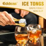 EDDEAS 12 PCS Small Serving Tongs, 4.3" Mini Gold Tongs, Gold Kitchen Tongs for ... - Image 4