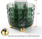 GOTOBA Dark Green Pen Pencil Holder for Desk, 360° Rotating Pen Organizer, Green... - Image 6