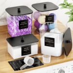 4 Pack Laundry Pods Container, Clear Laundry Room Organization Containers Essent... - Image 5