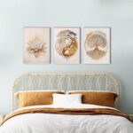 AOYUSMO 3 Piece 3 Piece Tree of Life Wall Art Zen Wall Decor Yoga Room Canvas Ar... - Image 3
