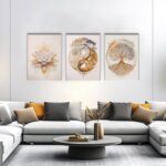 AOYUSMO 3 Piece 3 Piece Tree of Life Wall Art Zen Wall Decor Yoga Room Canvas Ar... - Image 5
