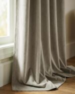 StangH Taupe Blackout Curtains for Bedroom, Thermal Insulated Room Darkening Dra... - Image 3