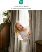 StangH Taupe Blackout Curtains for Bedroom, Thermal Insulated Room Darkening Dra... - Image 5