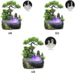 Rockery Stream Tabletop Fountain, Zen Meditation Indoor Waterfall Feature with A... - Image 6
