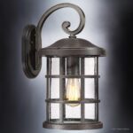 Urban Ambiance Luxury Craftsman Outdoor Wall Light, Medium Size: 17.75" H x 10" ... - Image 4