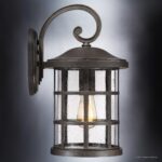 Urban Ambiance Luxury Craftsman Outdoor Wall Light, Medium Size: 17.75" H x 10" ... - Image 5